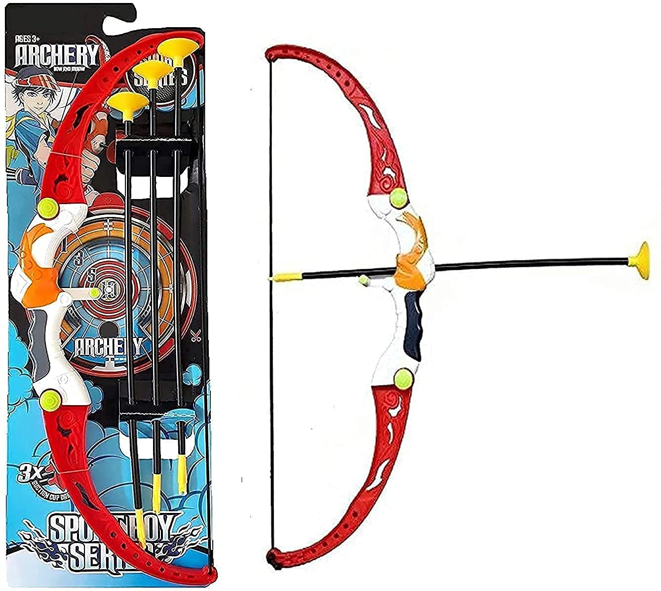 🏹 Archery Set for Kids 🎯 Safe Bow & Arrow Toy with Target