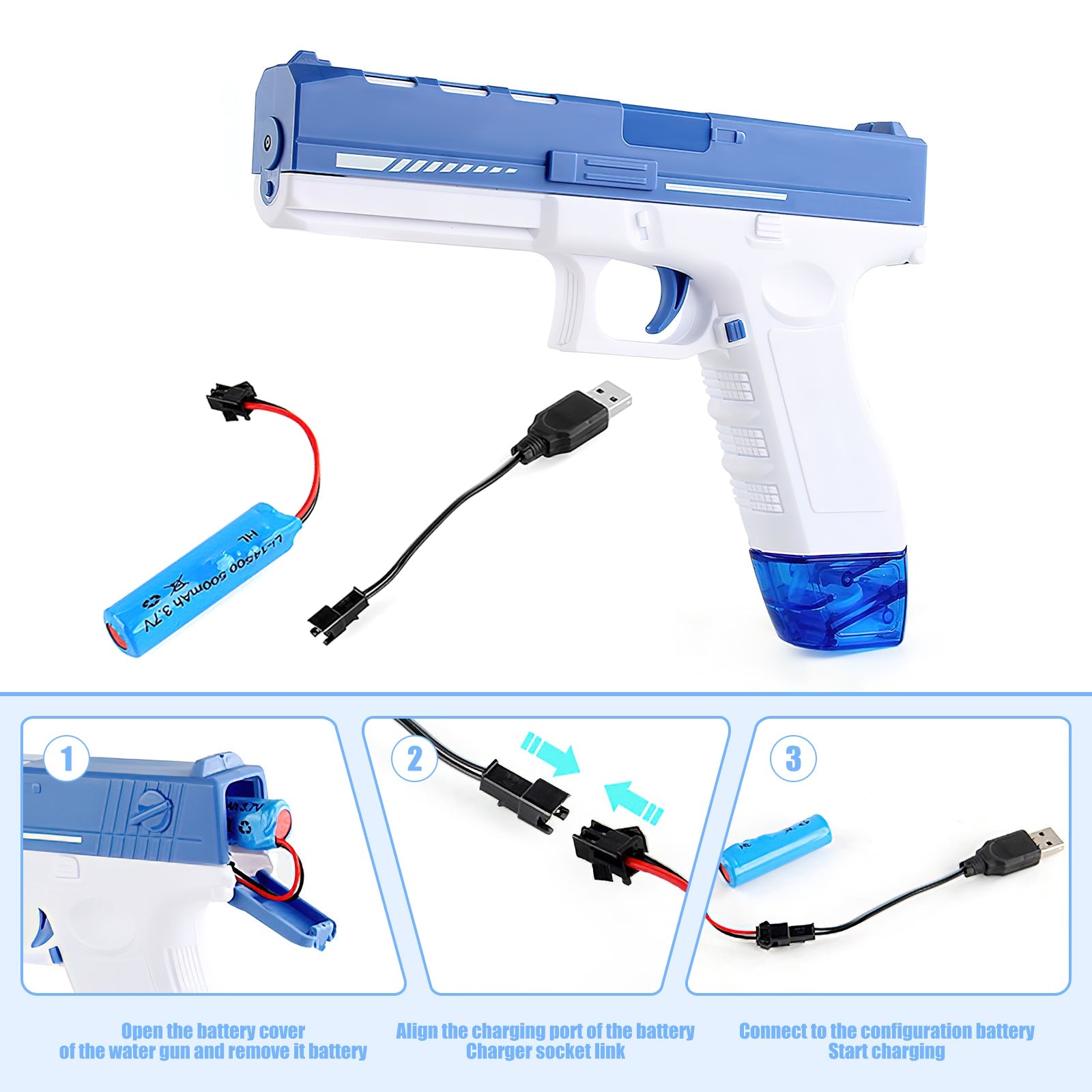 Rechargeable Automatic Water Blaster for Kids & Adults in UAE