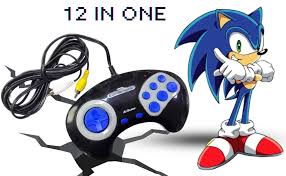 🎮 SEGA Genesis Retro Play Console – 12 Classic Games Plug & Play